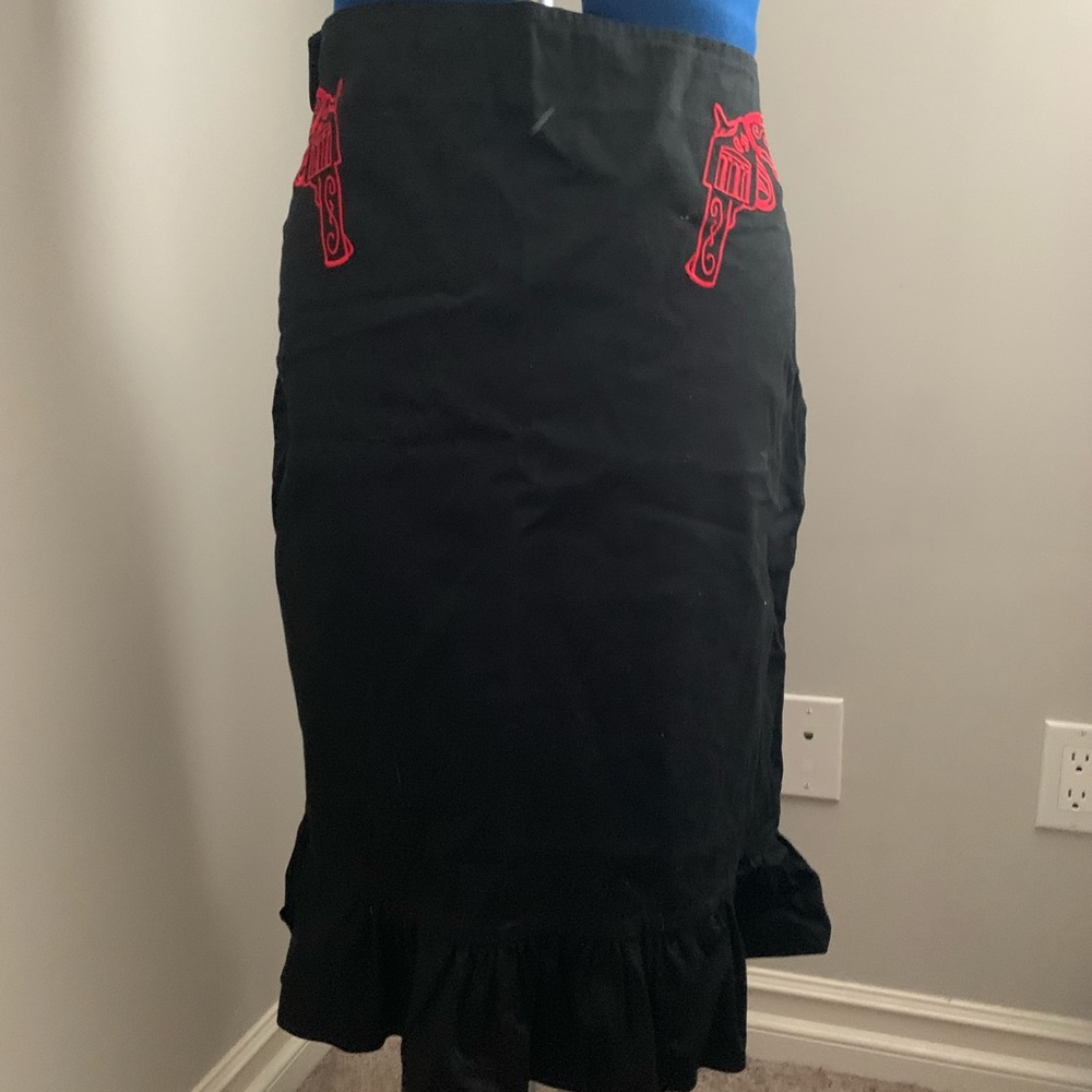 Paper Doll Prod Gun Slinger Pencil Skirt